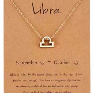 LIBRA ZODIAC NECKLACE‎